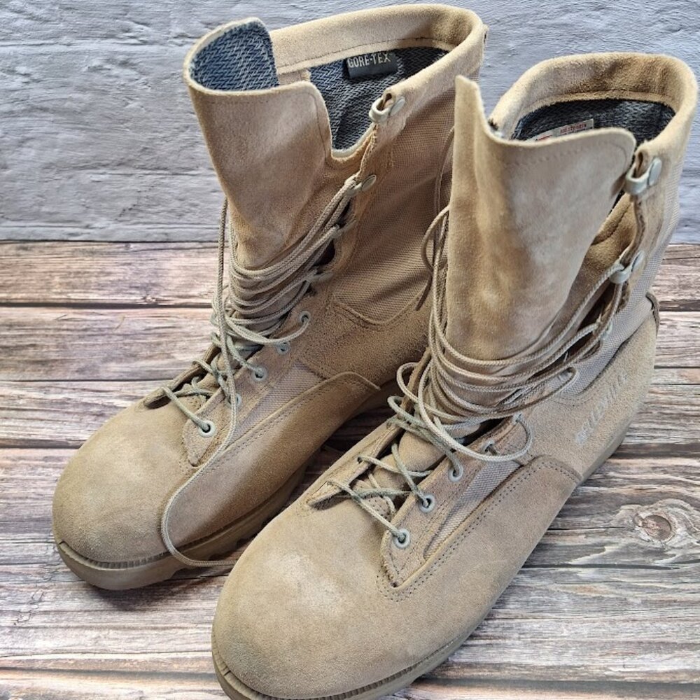 Belleville Waterproof Tan Combat and Flight Boot‎ 790G Men Size 12.5W